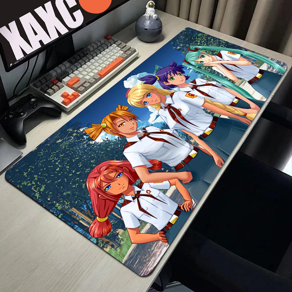 Gaming Keyboard En Mouse - 永遠に-大型の夏用マウスパッド,ゲーム用,コンピューター,オフィス,PC,ラップトップ,キーボード,デスクトップ用