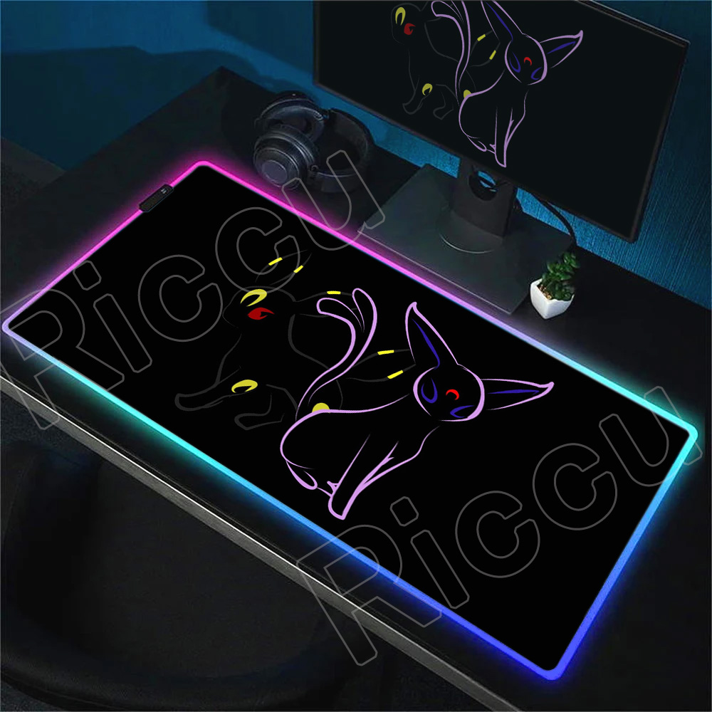 LED ライトデスクマット XXL コンピュータかわいい P - Gaming Keyboard Top のレビューと価格