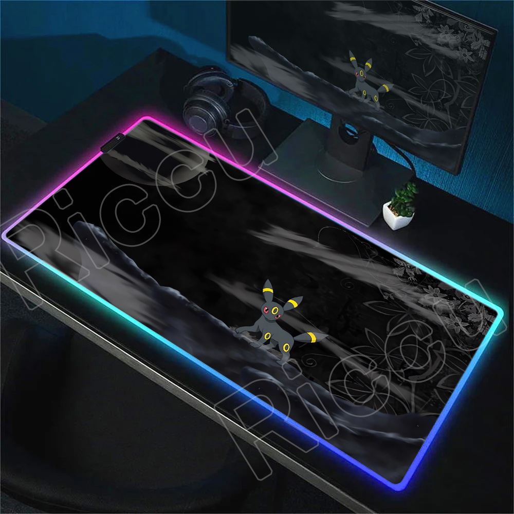 LED ライトデスクマット XXL コンピュータかわいい P - Gaming Keyboard Top のレビューと価格