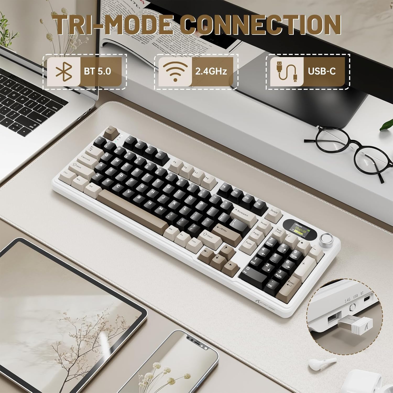 ATTACK SHARK X98Pro ワイヤレス メカニカ - Gaming Keyboard Thocky のレビューと価格