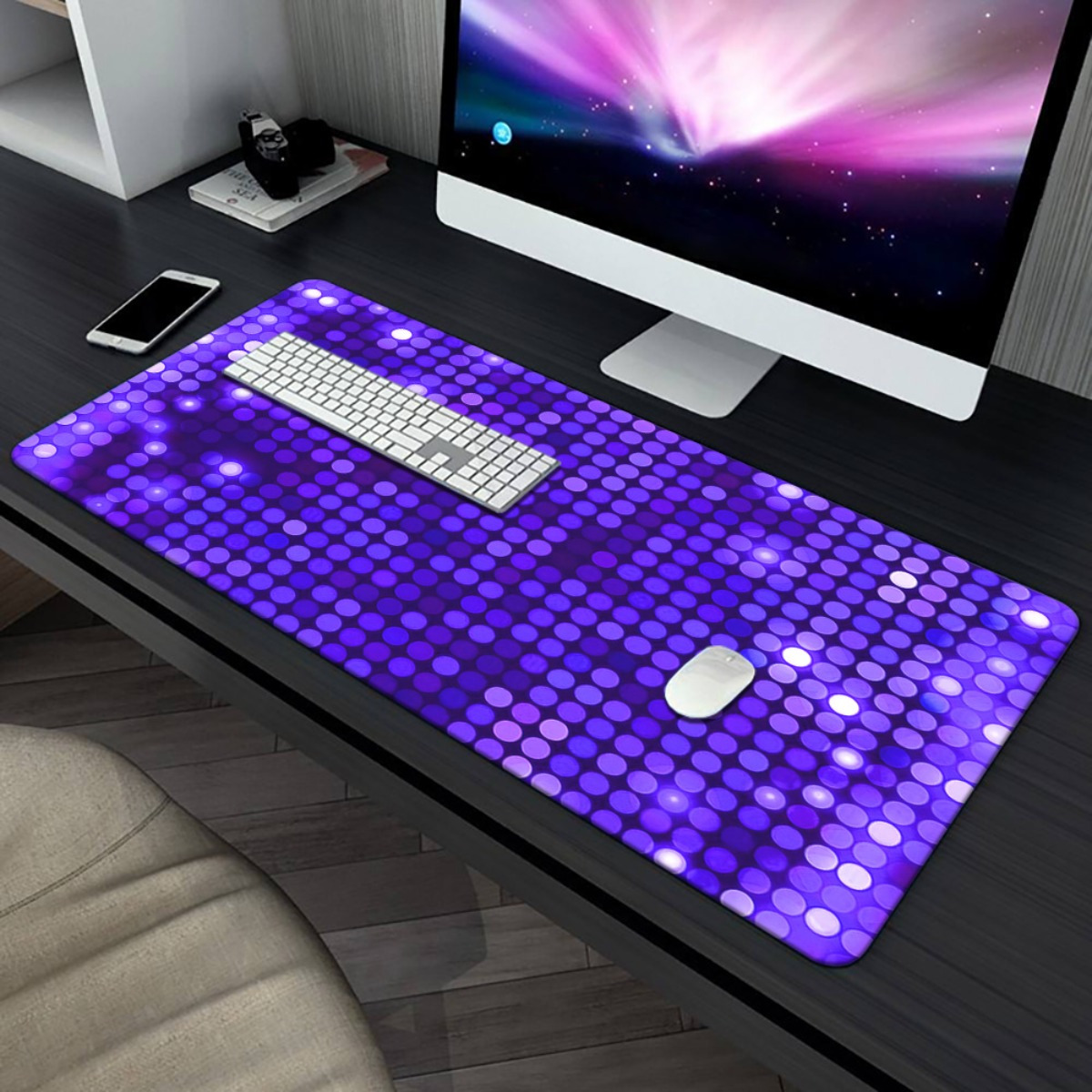 ブランドパープルドットデスクパッド XXL アイアンアートマ - Gaming Keyboard Brand のレビューと価格