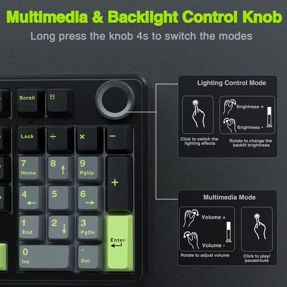 AULA F99PRO ゲーミングメカニカルキーボード 99 - Gaming Keyboard Thocky のレビューと価格