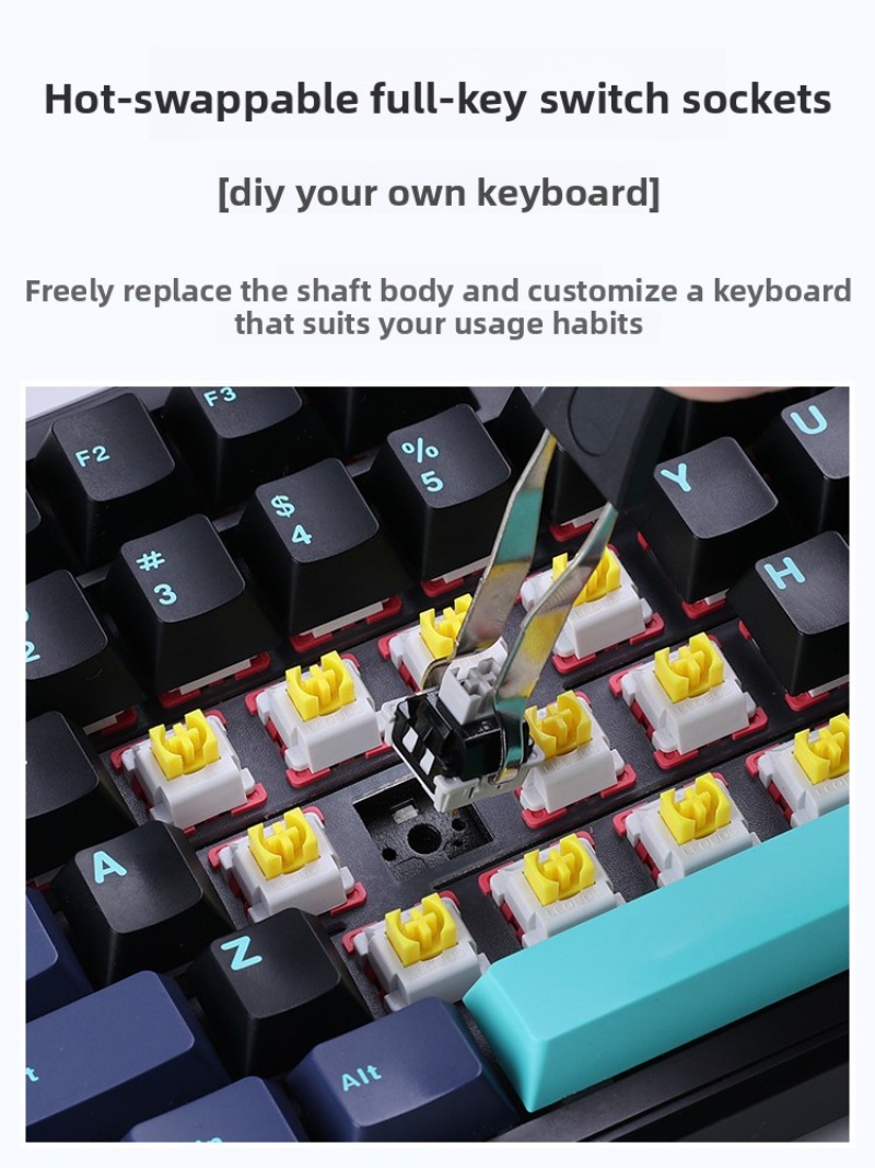 AULA F87 Pro ワイヤレスメカニカルキーボード サ - Gaming Keyboard Thocky のレビューと価格
