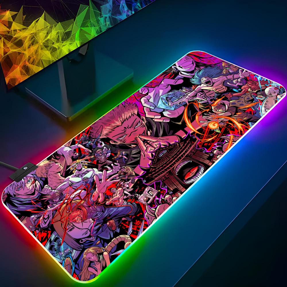 アニメ J-jujutsu K-kaisen マウスパッド  - Gaming Keyboard No Rgb のレビューと価格