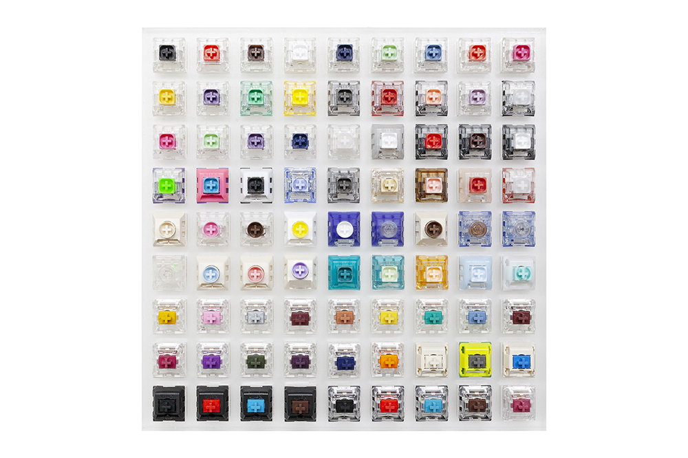 Kailh-メカニカルキーボード用の空のキーキャップ,81ス - Mechanical Switch Tester のレビューと価格