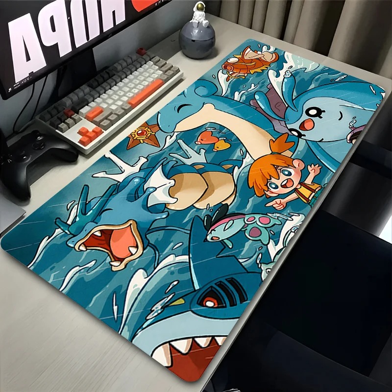 巨大な波 日本アニメ マウスパッド ノートパソコン G-gy - Gaming Keyboard Top のレビューと価格
