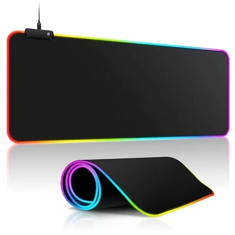 LED ライトマウスパッド RGB キーボードカバーデスクマ - Gaming Keyboard No Rgb のレビューと価格