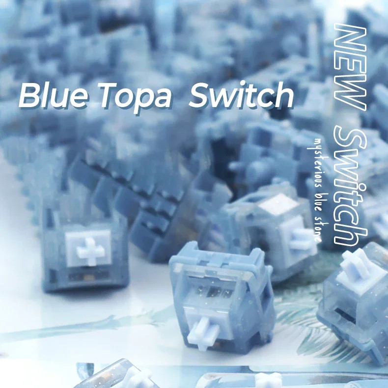 HMX ブルートパスイッチリニアスイッチ 32 グラム 40 - Keyboard Gaming Blue Switch のレビューと価格