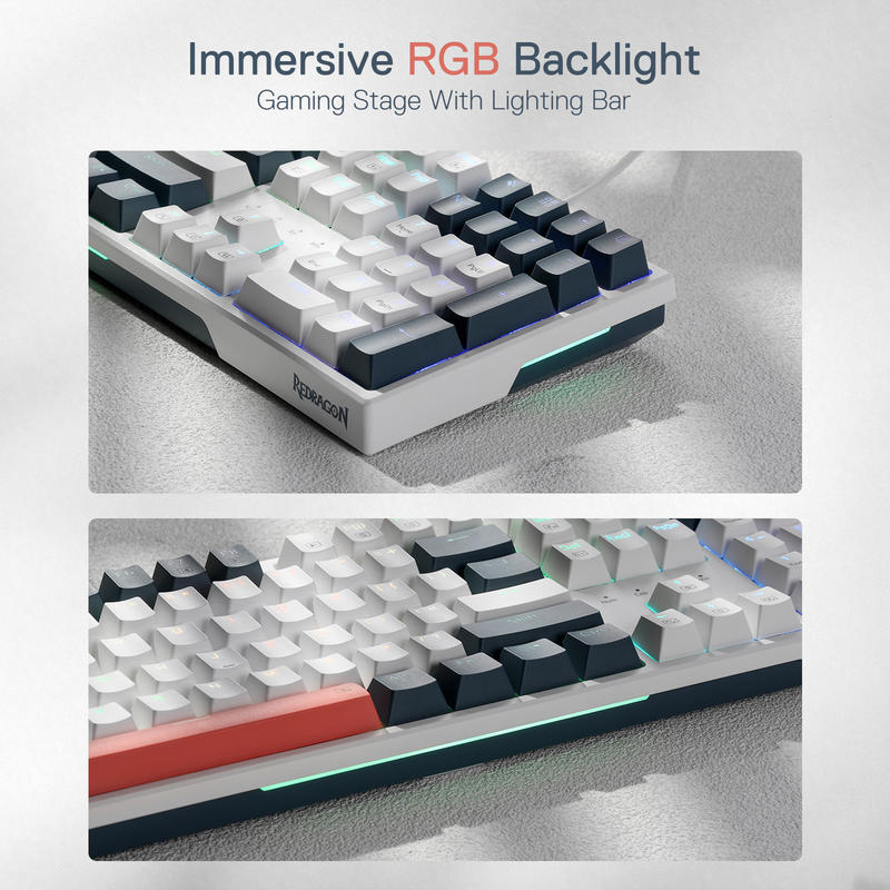 Redragon K668 RGB ゲーミングキーボード、1 - Gaming Keyboard Thocky のレビューと価格