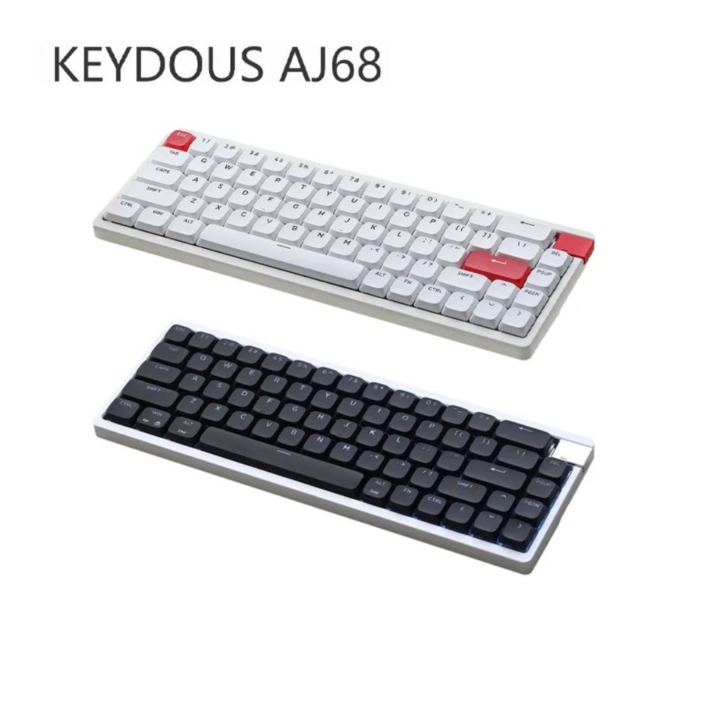 Keydous AJ68 メカニカルキーボード ポータブルゲ - Gaming Keyboard Mini Mechanical のレビューと価格