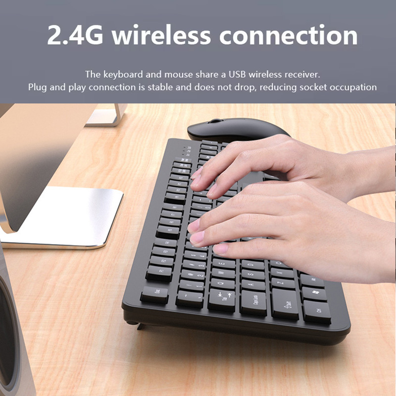 2.4Gワイヤレスキーボードマウスセット 104キー標準キー - Gaming Keyboard And Mouse Set のレビューと価格