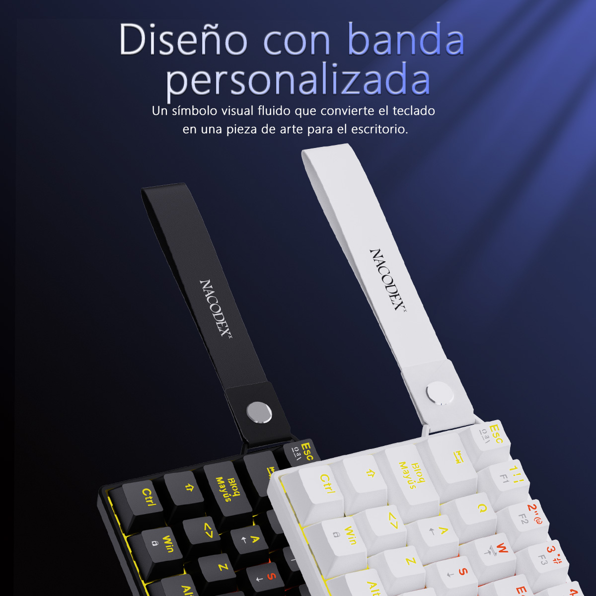 AJAZZ NK61 スペイン語レイアウト有線ゲーミングメカ - Gaming Keyboard Thocky のレビューと価格