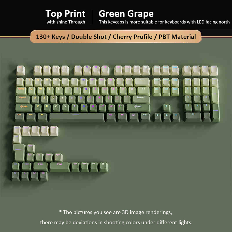 グリーングレープトップライト RGB バックライト付きキーキ - Gaming Keyboard No Rgb のレビューと価格