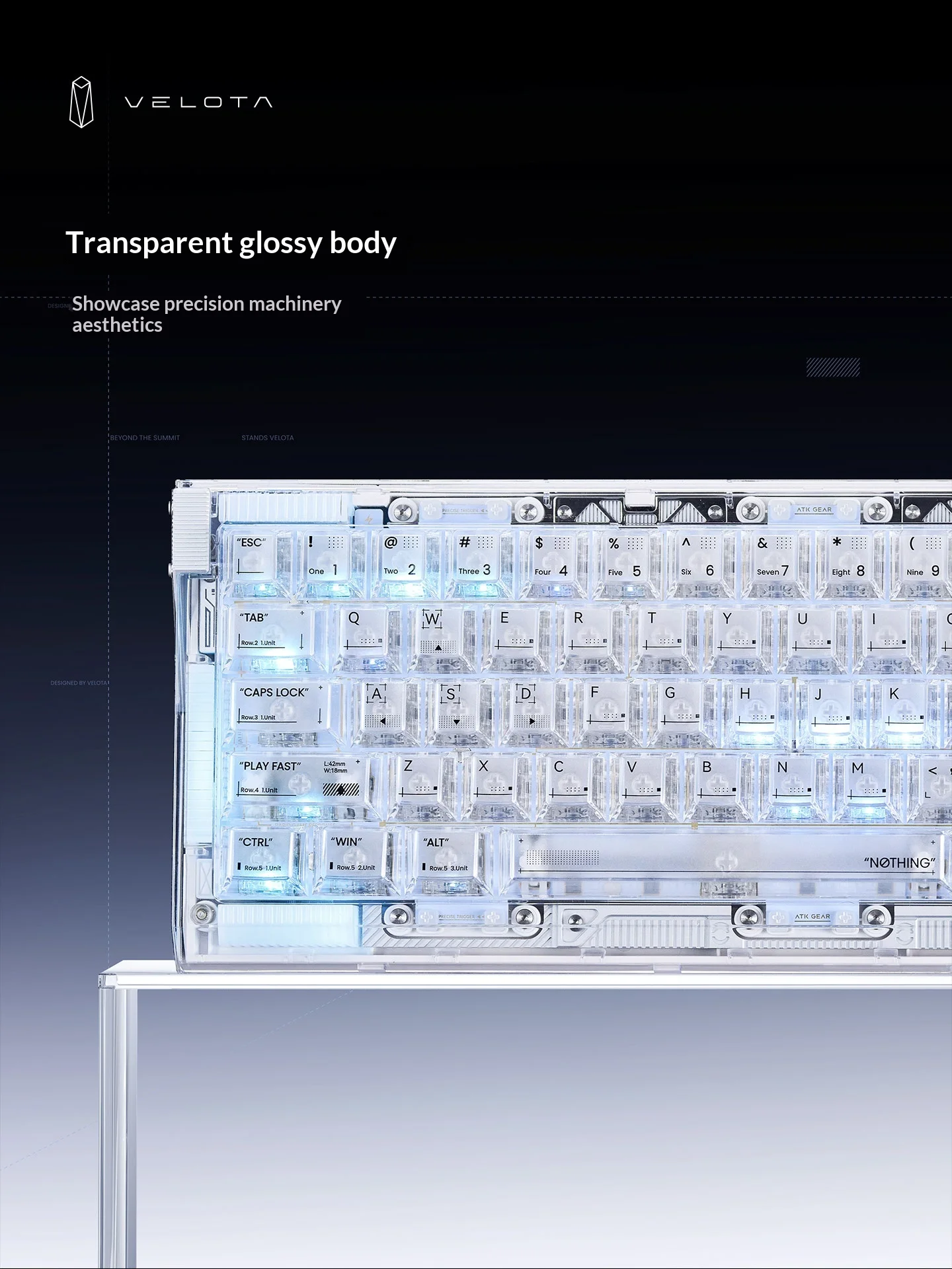 ATK Velota Nothing 68 ホール効果磁気ス - Gaming Keyboard Hall Effect Switches のレビューと価格
