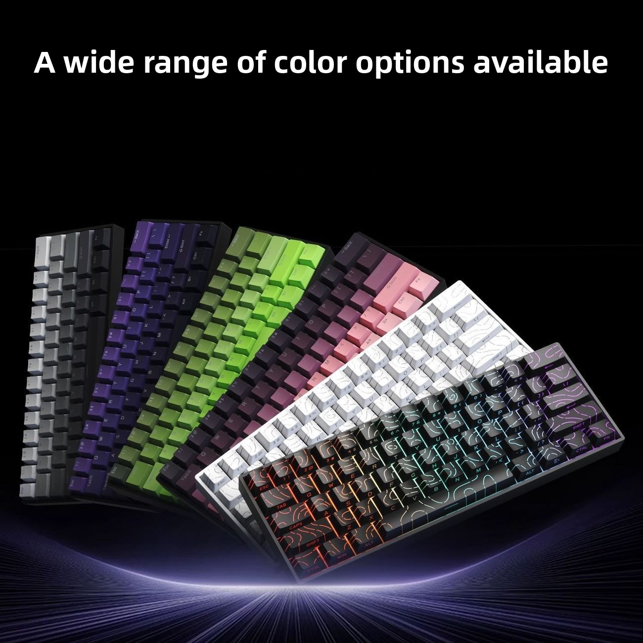Bluetooth 2.4G ワイヤレスメカニカルキーボード - Gaming Keyboard Thocky のレビューと価格