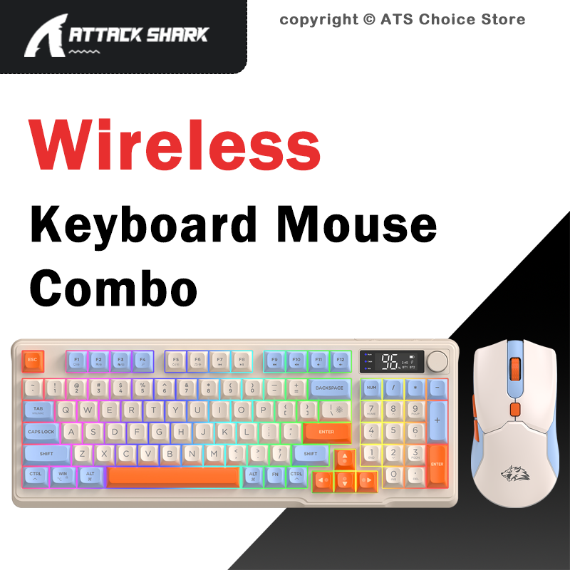 FREEWOLF T96 ワイヤレスキーボードマウスコンボ、 - Gaming Keyboard And Mouse Set のレビューと価格