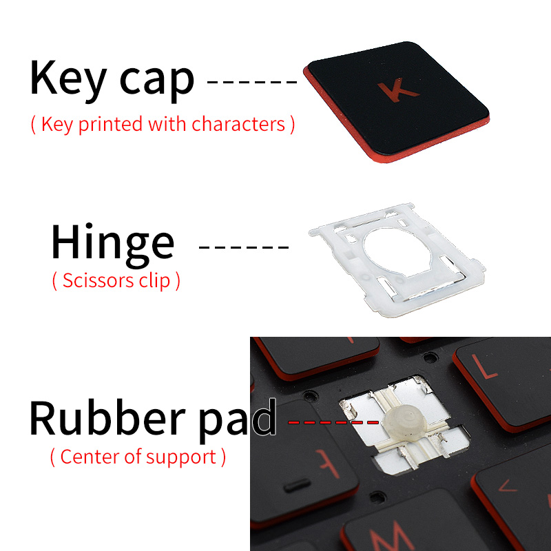 交換用キーキャップ&ヒンジ HP Pavilion 15-A - Gaming Keyboard Hp のレビューと価格